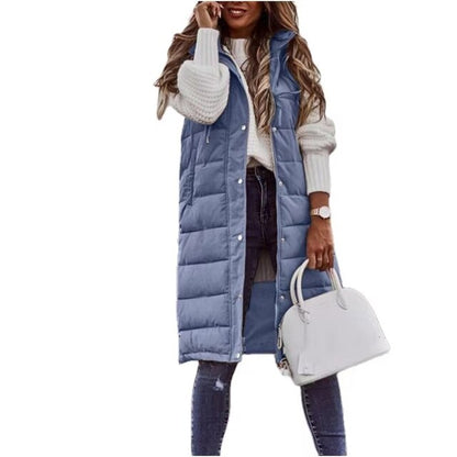 Lenora™  -  Vest Cotton Long Coat Sleeveless Loose Jacket