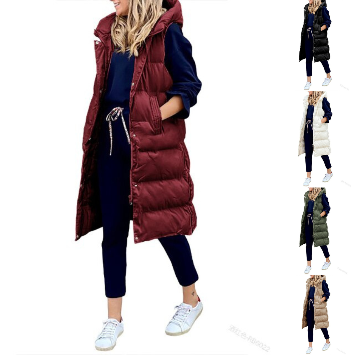 Lenora™  -  Vest Cotton Long Coat Sleeveless Loose Jacket